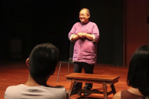 Alvin Tan, director of Just AZ introducing the audience to the Phase 2 script in August 2019.